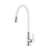 Torneira Multiuso de Mesa Bica Flexível LorenFlex White 1177 W27 Lorenzetti - Branca