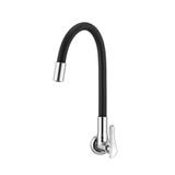 Torneira Multiuso de Parede Bica Flexível LorenFlex Black 1178 B27 Lorenzetti - Preta