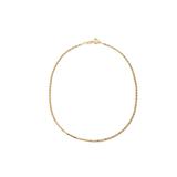 Tornozeleira de Ouro 18k Piastrine 1,3mm 24cm to00225 - Joiasgold