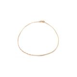 Tornozeleira em Ouro 18k Singapura 0,9mm 24cm to00240 - Joiasgold