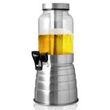 Torre De Chopp Escovada Chopeira Cervejeira Vidro 2.2 Litros - Yabox
