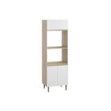 Torre Porta Eletros 2 Portas 2 Nichos Cook BE Mobiliário Branco