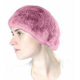 Touca Sanfonada Descartável com Elástico Rosa 100 unid - Scartare
