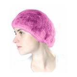 Touca Sanfonada Descartável TNT Rosa 100 unidades - Jersey pom pom