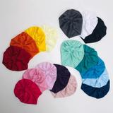 Touca Turbante Zoe Rosa Para Meninas - Nena variedades