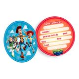 Toy Story 4 Convite de Aniversário c/8 - Regina