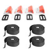 TransBike Suporte Para Transporte de Bicicleta com Catraca Modelo Laranja 2 Bikes - Metal lini