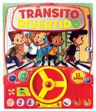 Trânsito divertido: Livro sonoro com volante - Bicho esperto