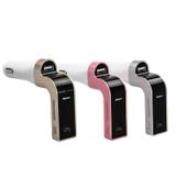 Transmissor Fm Veicular Bluetooth Carro Mp3 Usb Sd Aux Carg 7 cores variáveis - Lx