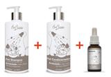 Tratamento Floral para Ansiedade Cães e gatos: Shampoo, Condicionador Pelos Claros e Floral Bio Florais - Bioflorais