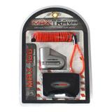 Trava Anti Furto Maxtrava Cadeado Disco Com Cabo Lembrete Bolsa Max 100 - Scud