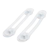 Trava De Seguranca Para Porta Gaveta Geladeira Seguranca Para Bebe Crianca Protetor Kit Com 2 Plastico ABS e Pvc Kababy.