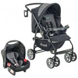 Travel System AT6 K com Cadeira Touring SE Preto com Cinza - Burigotto