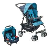 Travel System Burigotto Rio K 4 Posições - Geo Azul