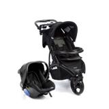 Travel System Off Road Duo Onyx Com Carrinho de Bebê + Bebê Conforto - Infanti