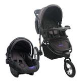 Travel System Prime Baby Triciclo Velloz - Cinza