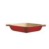 Travessa Cerâmica Quadrada Rasa 22 cm Lyon Vermelho - Tramontina