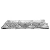 Travessa com 3 bowls Liverpool em cristal ecológico - 23201 - L hermitage