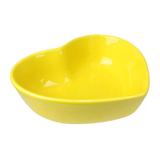 Travessa Coração Peq. - Amarelo Lisa - Ki cerâmica