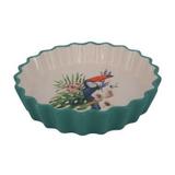 Travessa de ceramica tucano 22cm x 22cm x 4cm - Btc decor