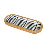 Travessa De Madeira Blue 30X12X2,5 Cm - Bon gourmet