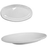 Travessa De Melamina Oval Branca Premium 45,5x25cm - Rio chens/util goods