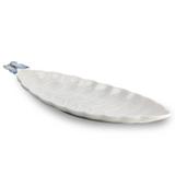 Travessa de Porcelana Folha Borboletas 35cm Rojemac