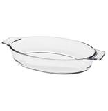 Travessa de vidro oval refrataria 27x15,6x4,5cm 800ml - Western