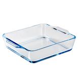 Travessa de vidro quadrada refrataria 19,3x16,3x4,5cm 750ml - Western
