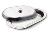 Travessa Funda Aço Inox com Tampa 35,2 x 24,5 cm Ciclo Tramontina - TRM 495