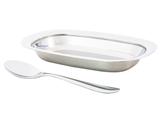 Travessa Inox Retangular Brinox Lyon 2337/100 - para Arroz com Colher