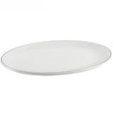 Travessa Melamina Oval Viva Branco Haus 33,5x26x2,8cm