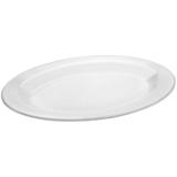 Travessa Oval 40Cm Em Melamina Branca Ml125-40 Hércules