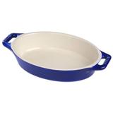 Travessa Oval em Cerâmica 43cm Staub Azul