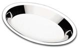 Travessa Oval Funda 30 cm Inox - Gedex