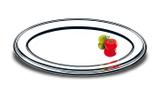 Travessa oval p/buffet68x43cm arienzo se brinox