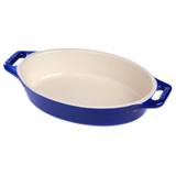 Travessa oval staub azul marinho - 17cm