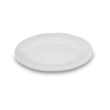 Travessa Oval Texture 40,5 x 30,5 cm em Melamina Branca - Brinox