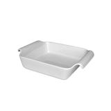 Travessa Para Lasanha Quadrada Branca 25x19 Cm - Cardosoutl