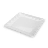 Travessa Quadrada Wave 42 x 3,5 cm em Melamina Branca - Brinox