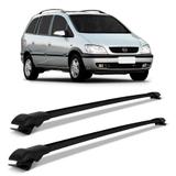 Travessa Rack Bagageiro Zafira Slim Aluminio Preto - Sp rack
