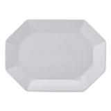 Travessa Rasa 36 Linha Prisma Branco Porcelana Schmidt