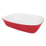 Travessa Refratária Pequena Bake 1 L Vermelha - Oxford - Oxford sc