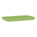 Travessa retangular rasa de cerâmica mondoceram gourmet 550g- verde