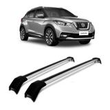 Travessa Teto Kicks 2016 2017 Nissan Rack Aluminio Prata - Sp rack