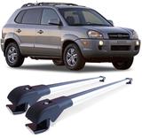 Travessa Teto Tucson 2004 A 2017 Rack Alumínio Slim Prata - Outros