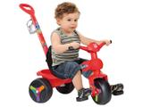 Triciclo Infantil Bandeirante - VeloBan Plus Passeio Haste Removível Porta Objetos