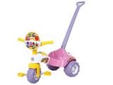Triciclo Infantil Magic Toys Formas Tico Tico - Haste Removível Porta Objetos