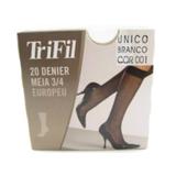 Trifil Meia 3/4 Branca Tamanho U