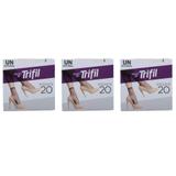 Trifil Meia Soquete Natural Claro Tamanho U (Kit C/03)
